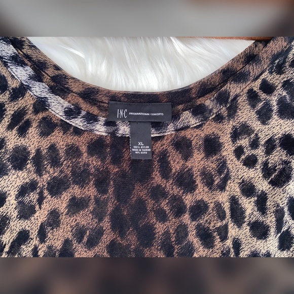 INC Leopard Print Top - Picture 4 of 4